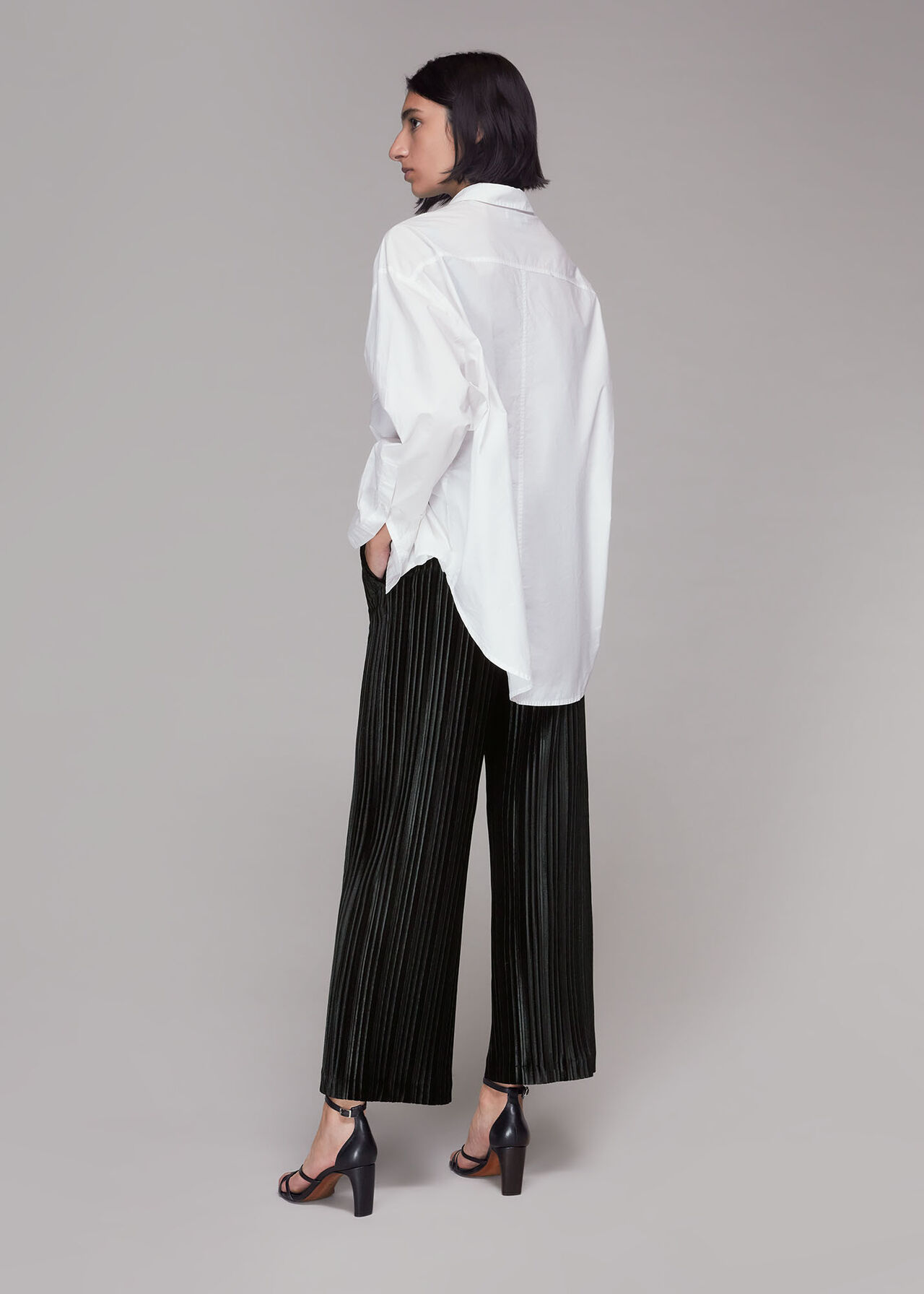 Sarai Velvet Pleated Trouser