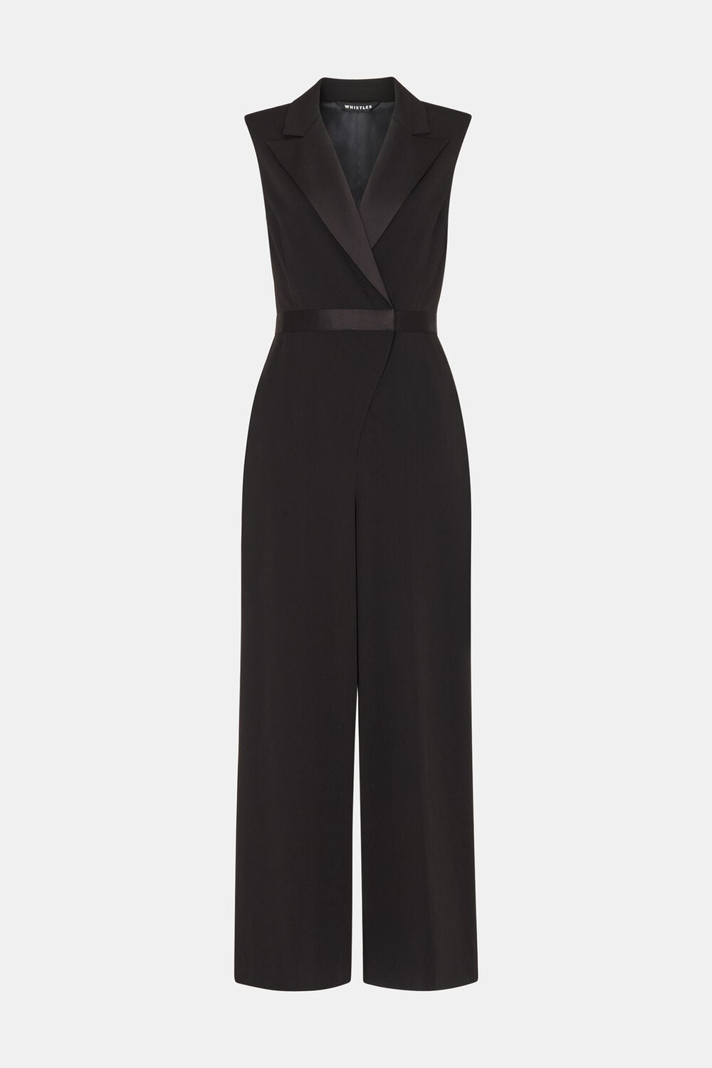 Black Edie Tuxedo Jumpsuit