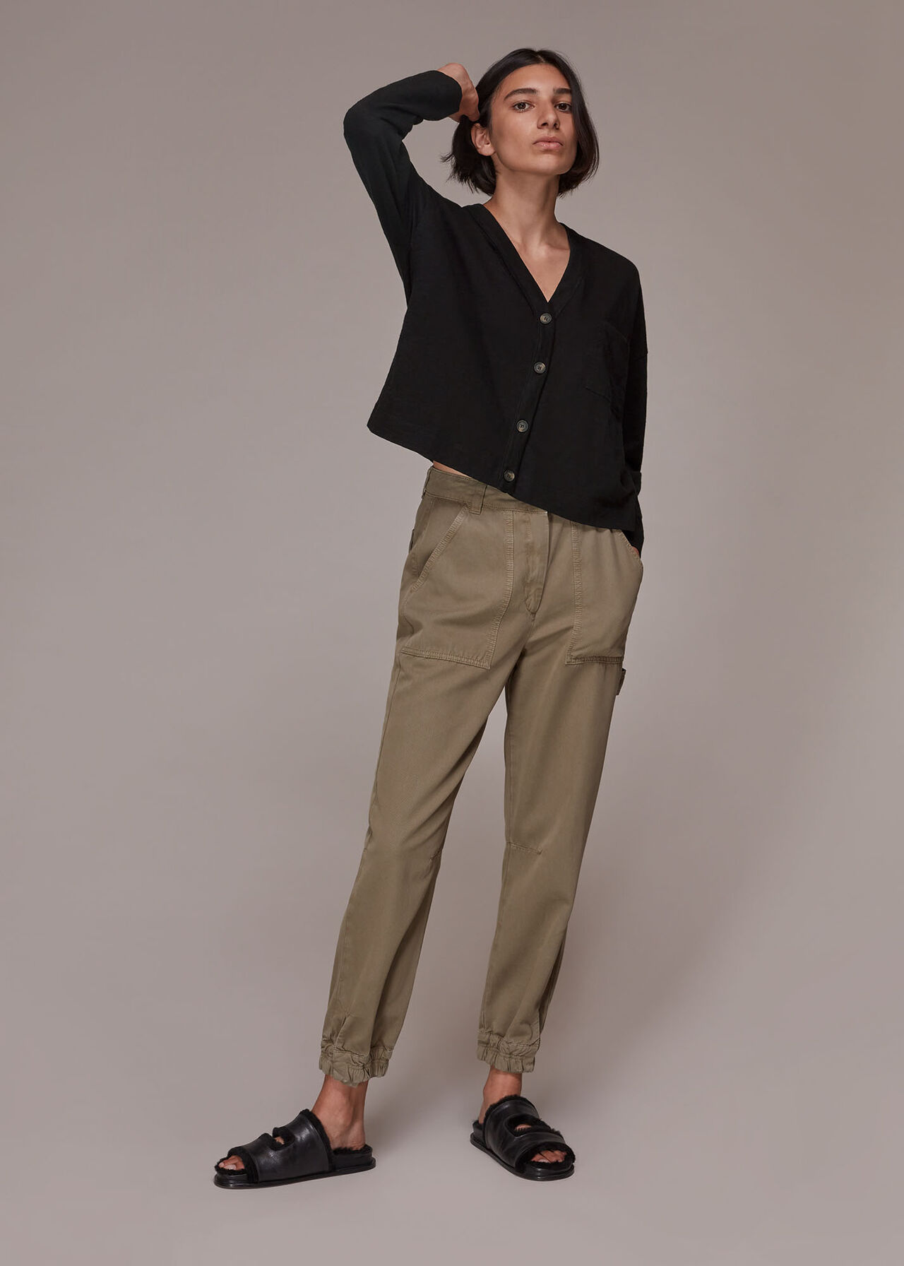 Jersey Pocket Cardigan