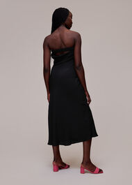 Bandeau Strapless Midi Dress