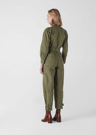 Julianna Utility Jumpsuit Khaki