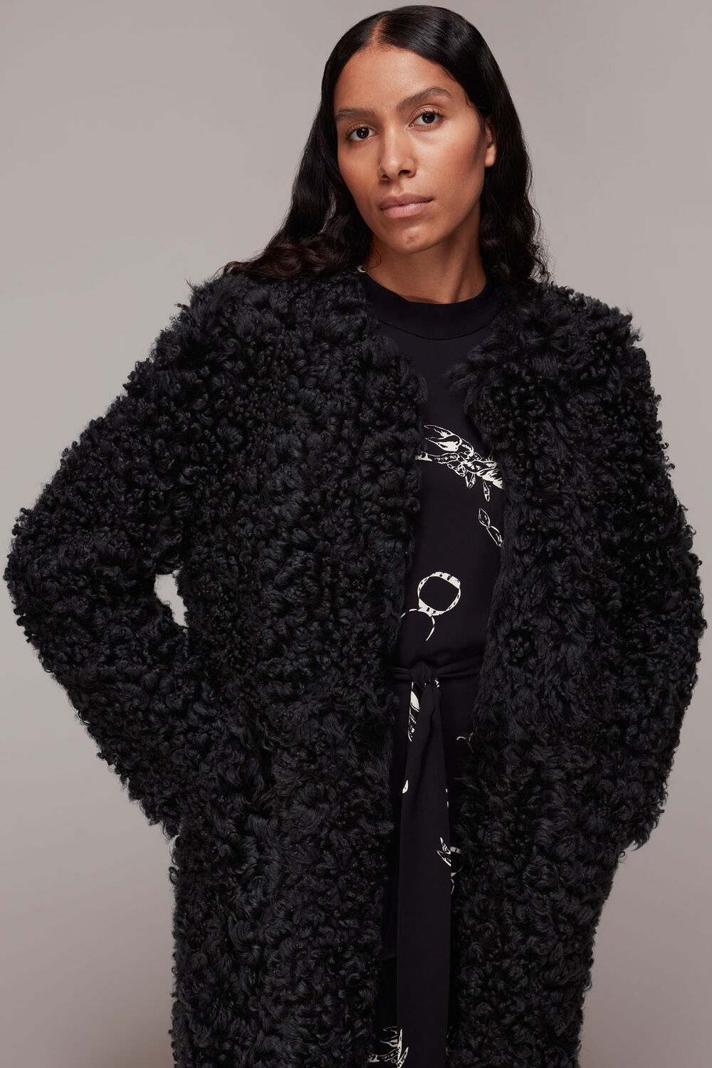 Eliza Shearling Coat