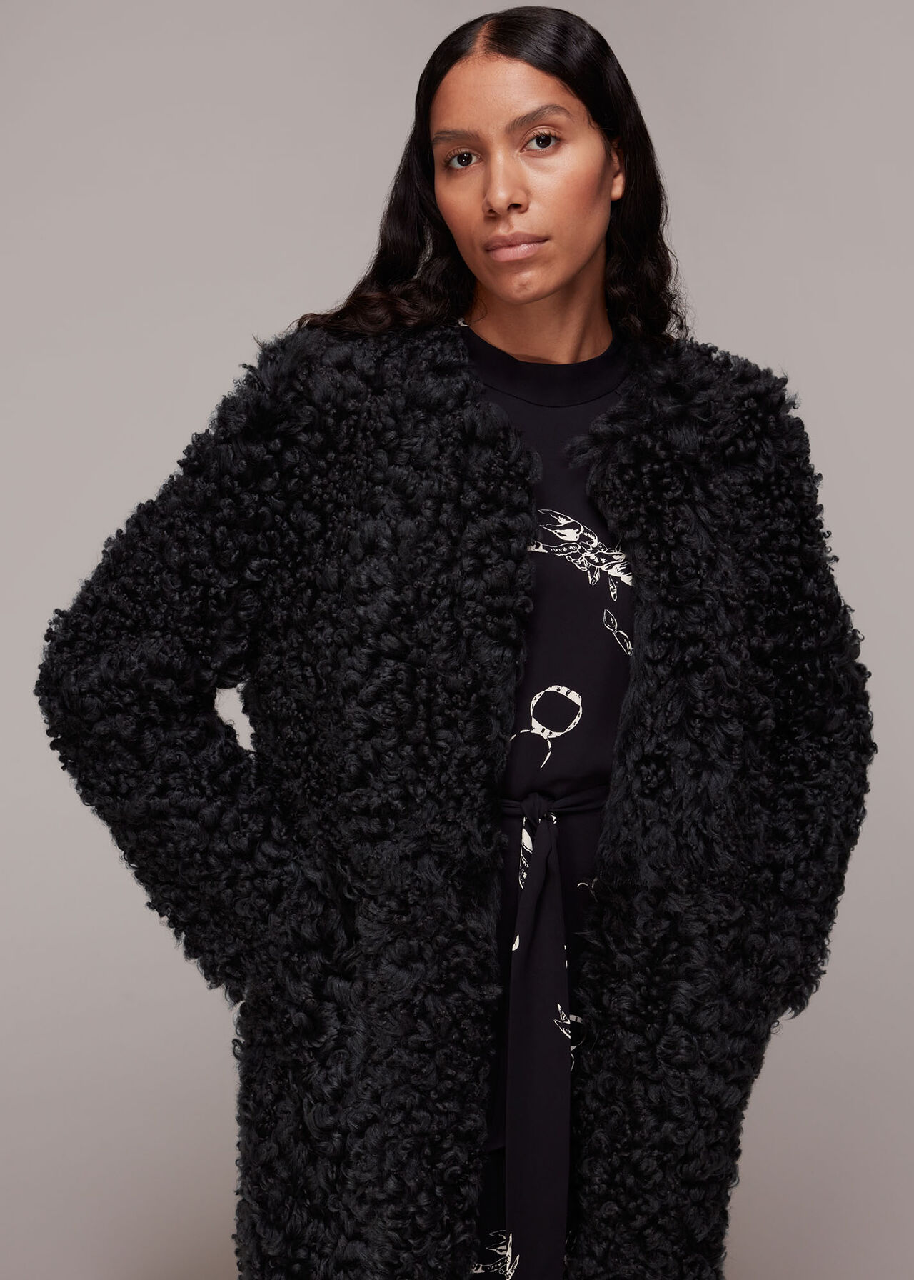 Eliza Shearling Coat