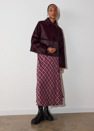 Check Midi Shirt Dress