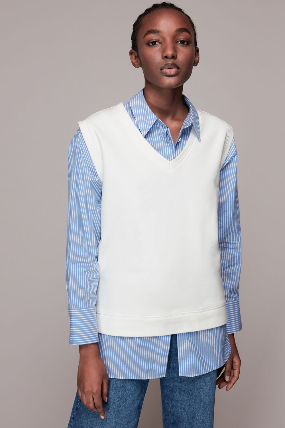 V Neck Sweat Vest