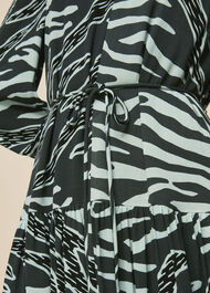 Graphic Zebra Print Dress