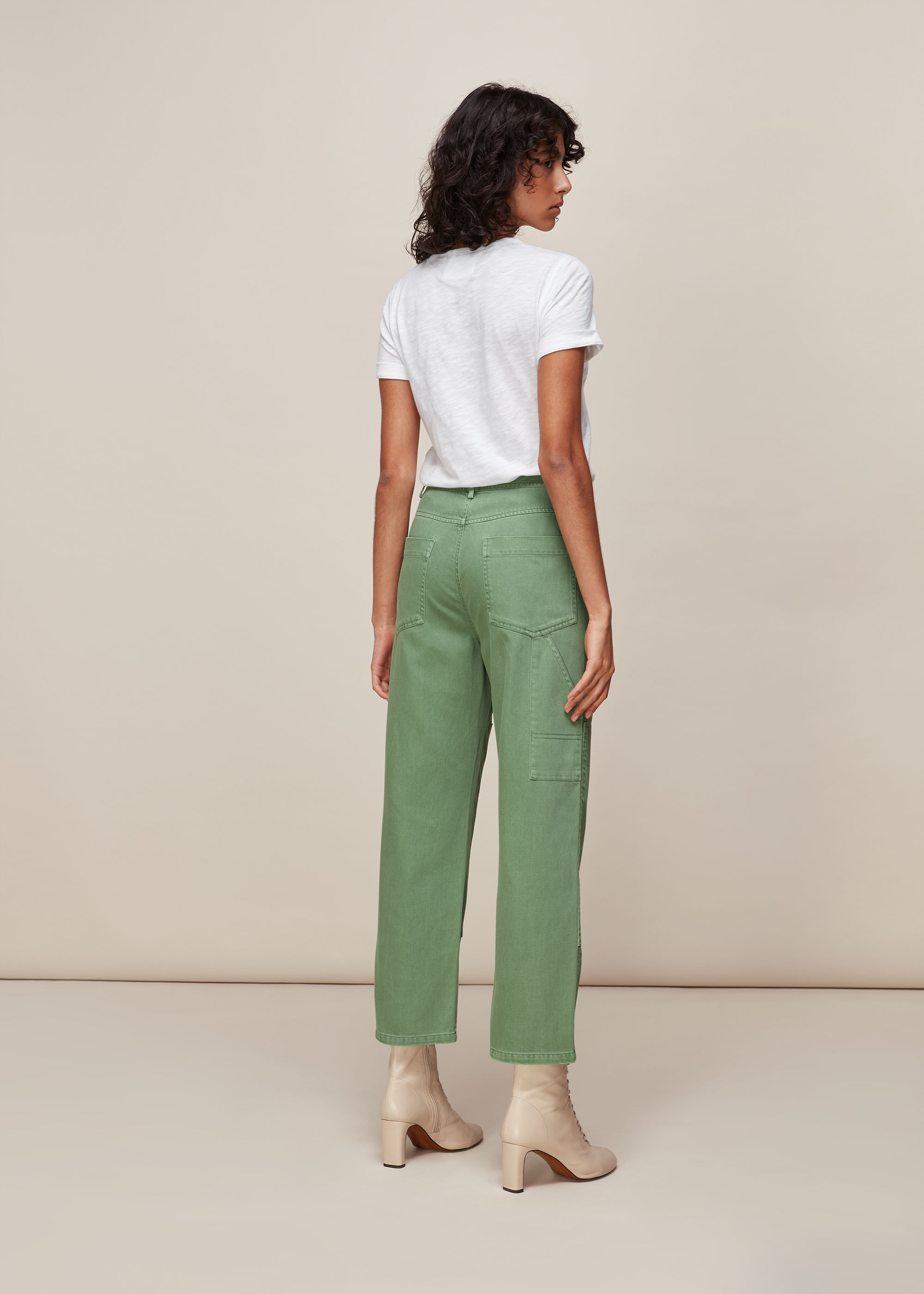 cargo trousers green