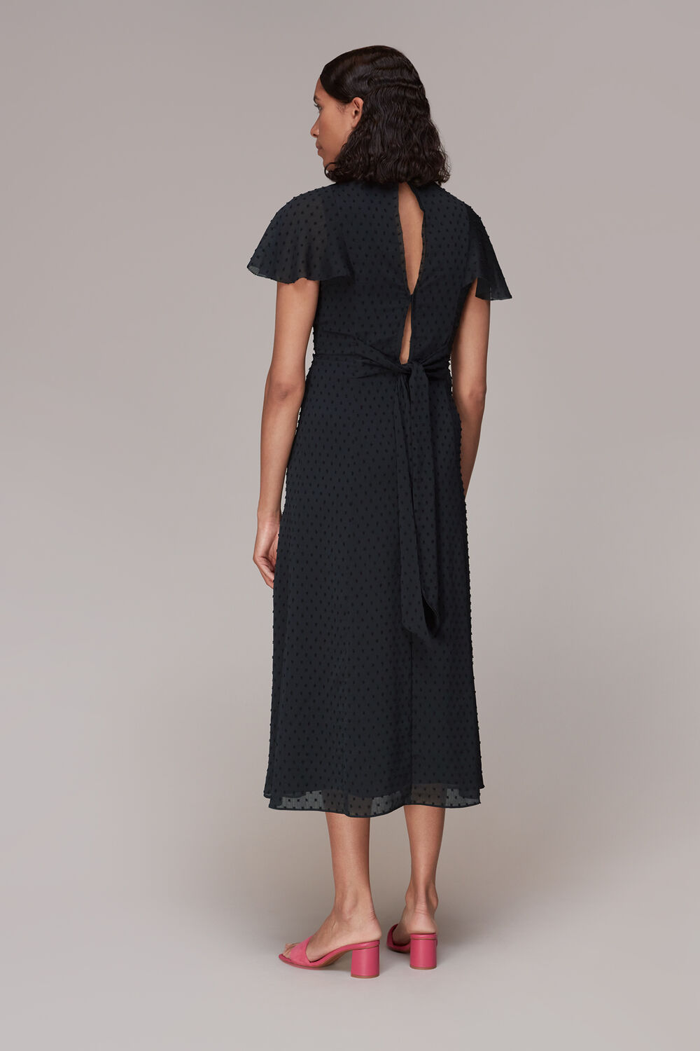 Elouise Textured Dobby Dress