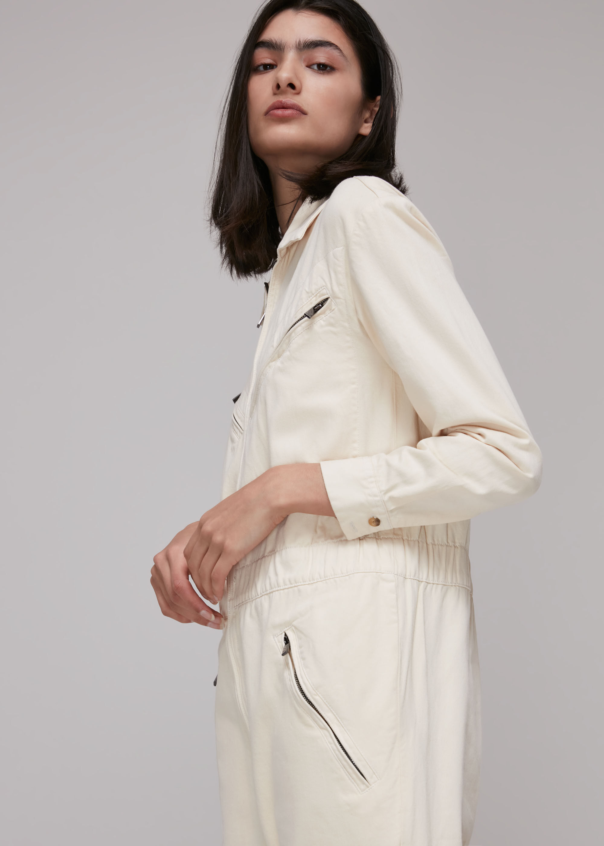 Whistles utility crepe jumpsuit cheap