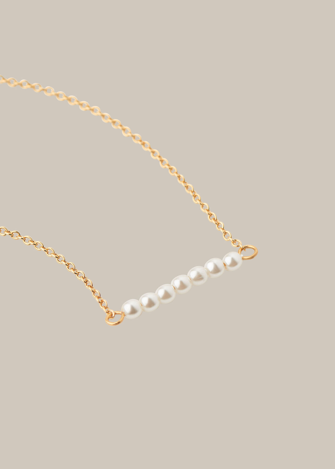 Pearl Bar Necklace