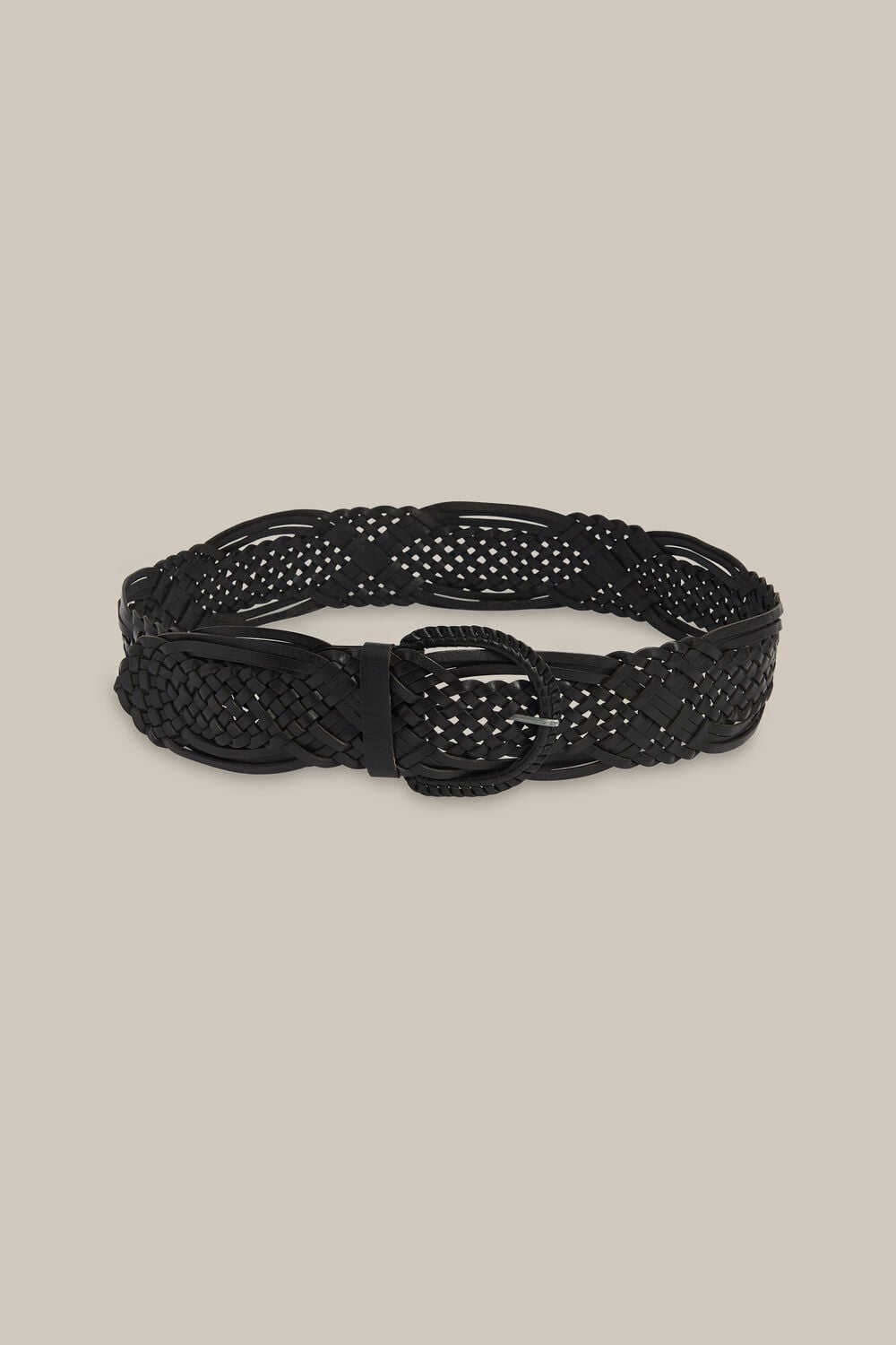 Wide Woven Belt