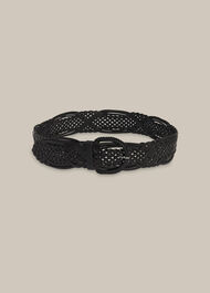 Wide Woven Belt