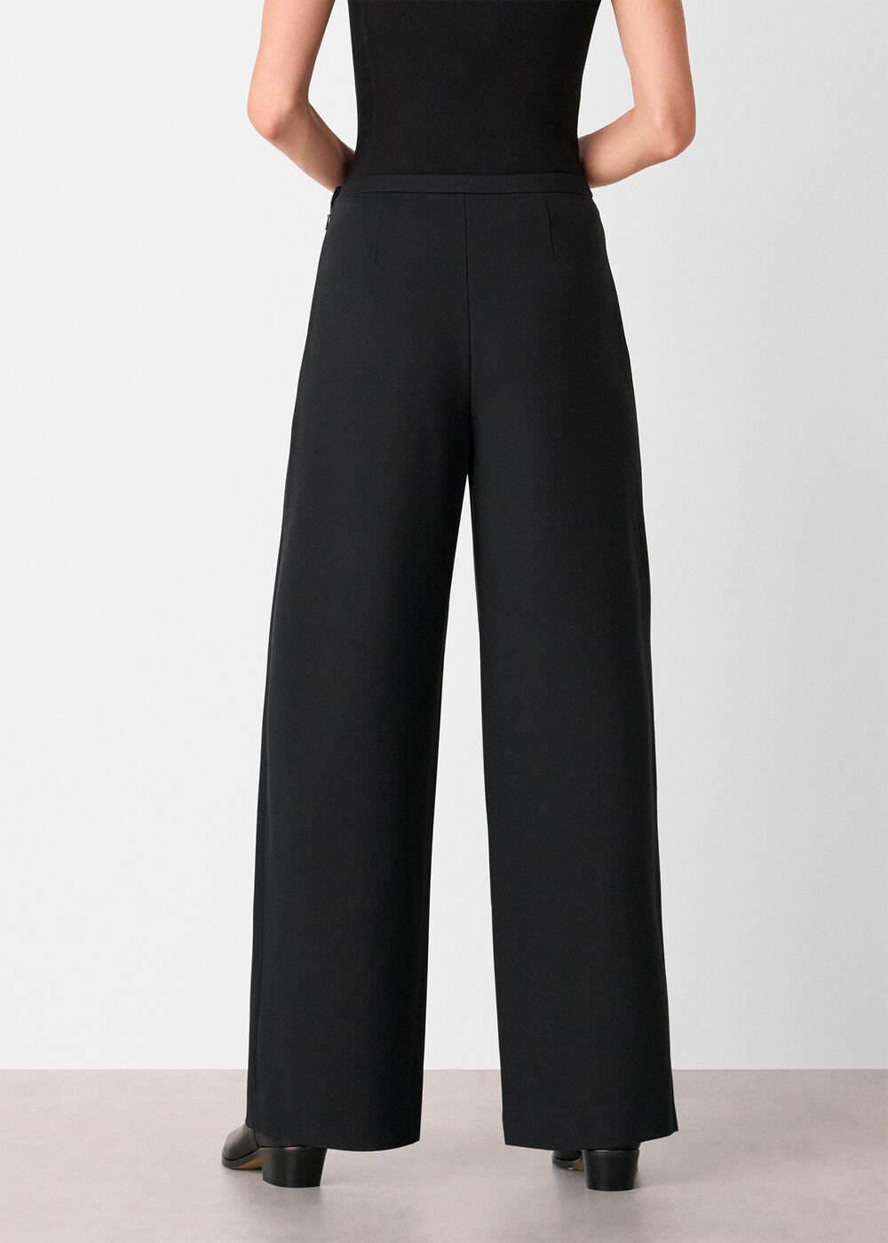 Ponte Wide Leg Trouser