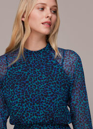Forest Leopard Carlotta Dress