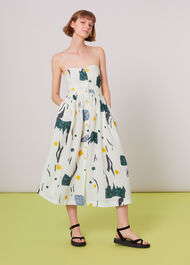 Alana Bandeau Abstract Dress