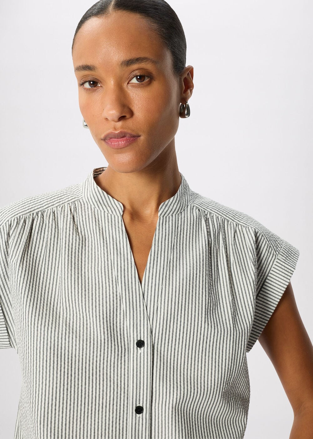 Seersucker Stripe Shirt