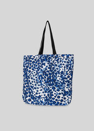 Ludlow Printed Tote Blue/Multi