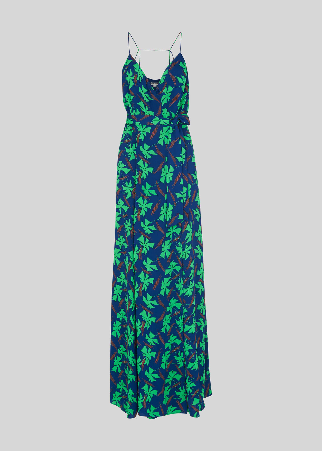 Noa Graphic Clover Maxi Dress Navy/Multi