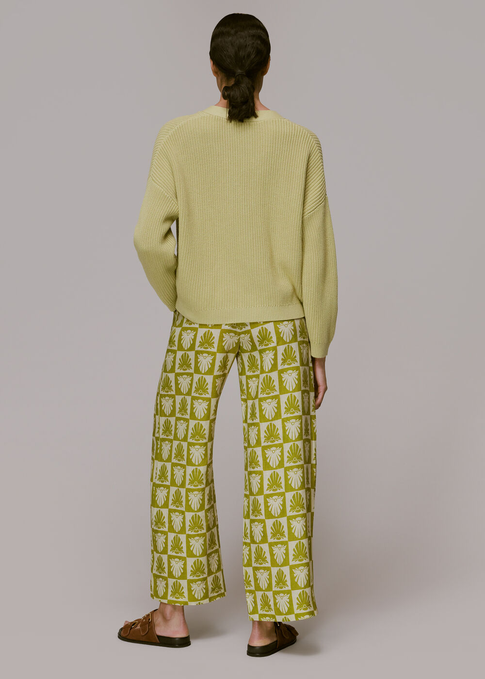 Checkerboard Shells Trouser