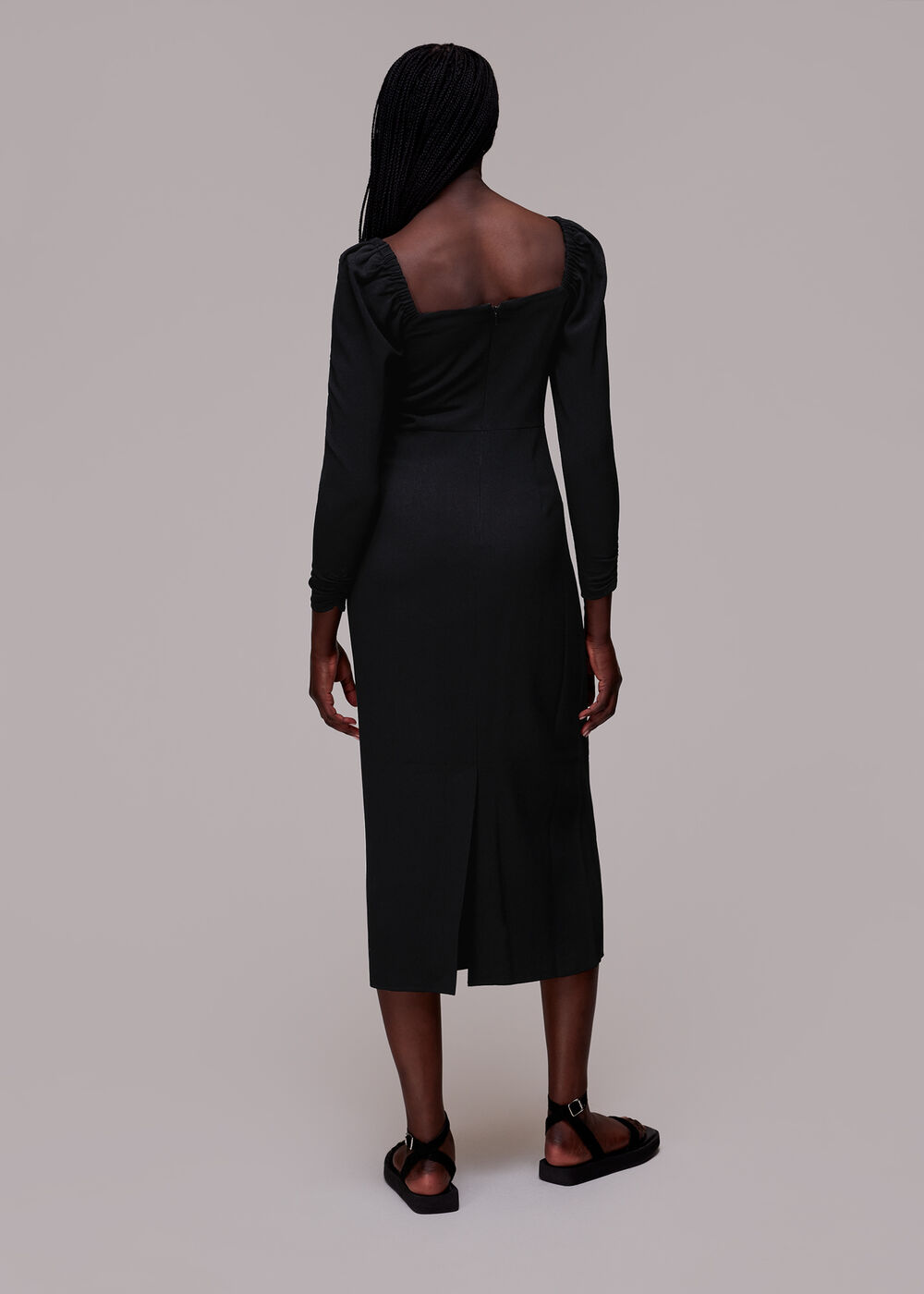 Laura Textured Midi Dress