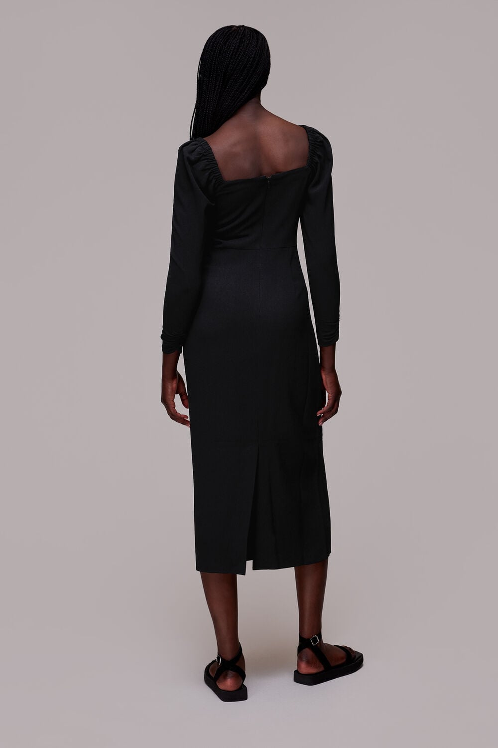 Laura Textured Midi Dress
