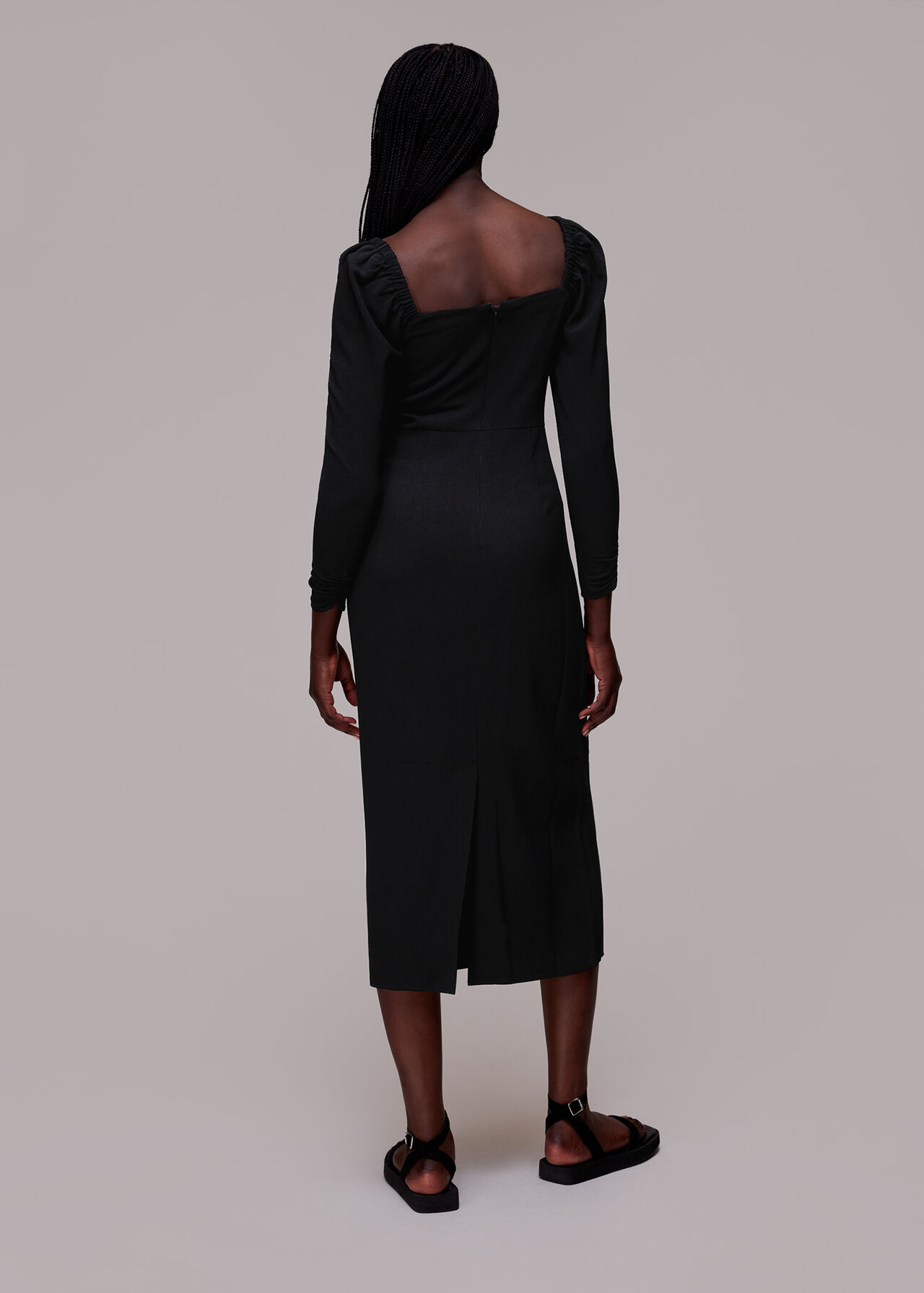 Laura Textured Midi Dress