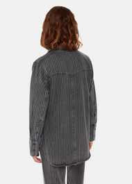 Washed Stripe Denim Shirt