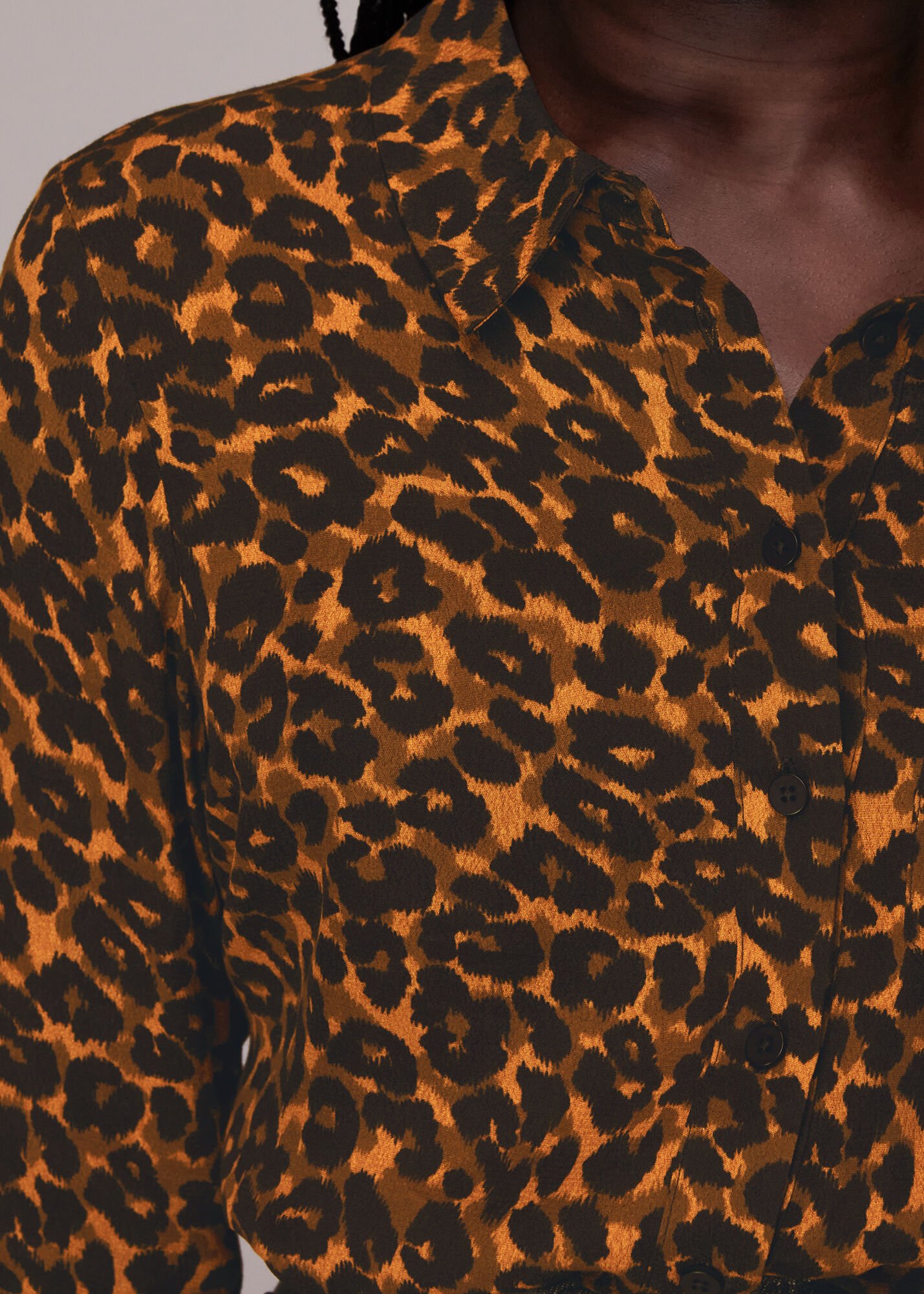 Leopard Print Classic Leopard Print Shirt WHISTLES