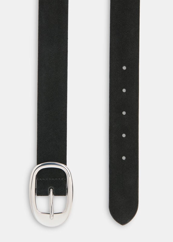 Black Suede Belt
