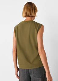 Edie Stripe Sleeveless Vest