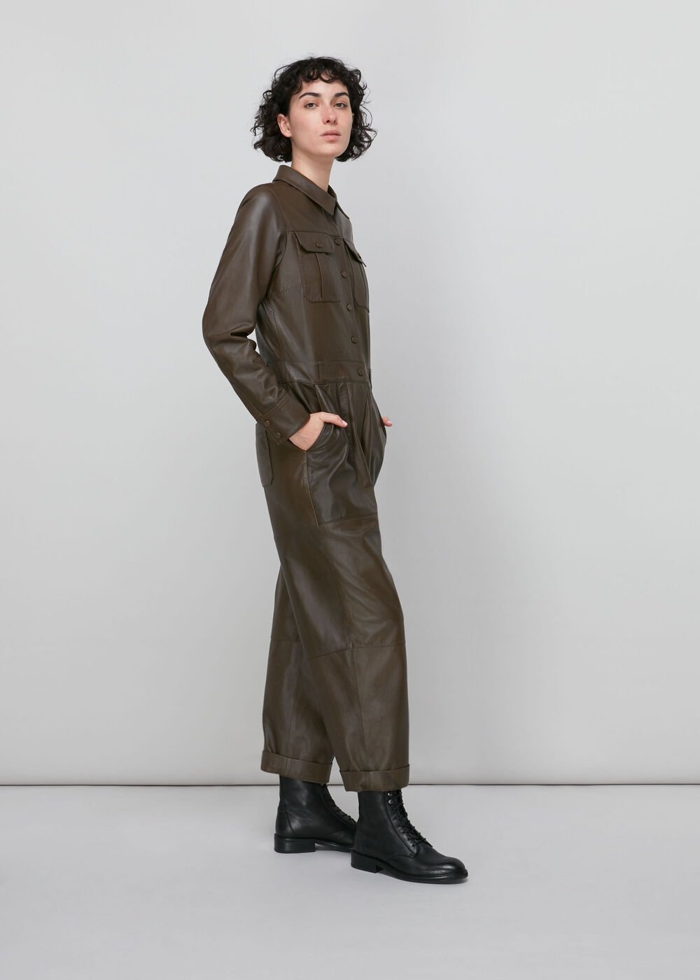 Leather Boilersuit