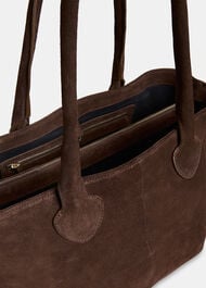 Leandra Suede Tote Bag