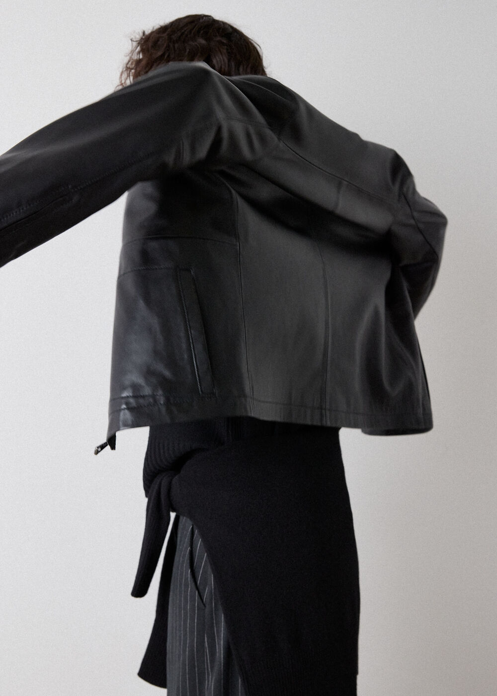 Kate Zip Leather Jacket
