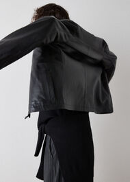 Kate Zip Leather Jacket
