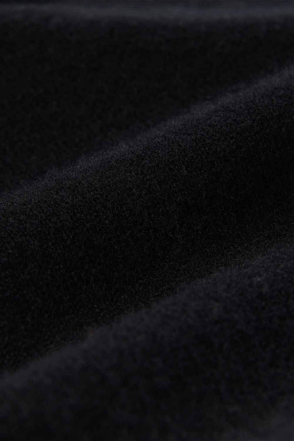 Black Wool V Neck Tank