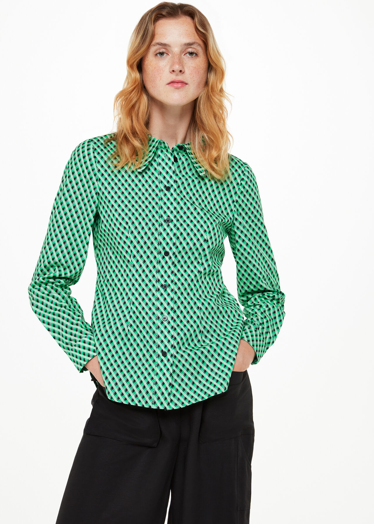 Crosshatch Slim Shirt