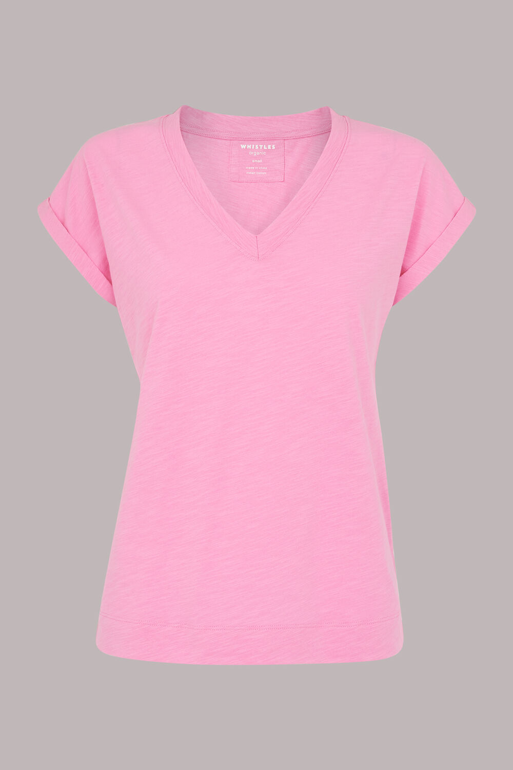 Willa V Neck Cap Sleeve Tee