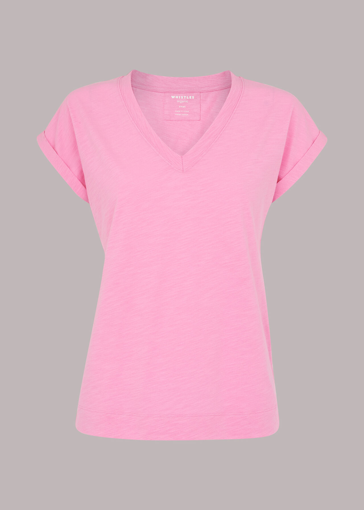 Willa V Neck Cap Sleeve Tee