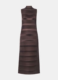 Sleeveless Plisse Midi Dress