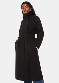 Petite Morgan Funnel Neck Coat