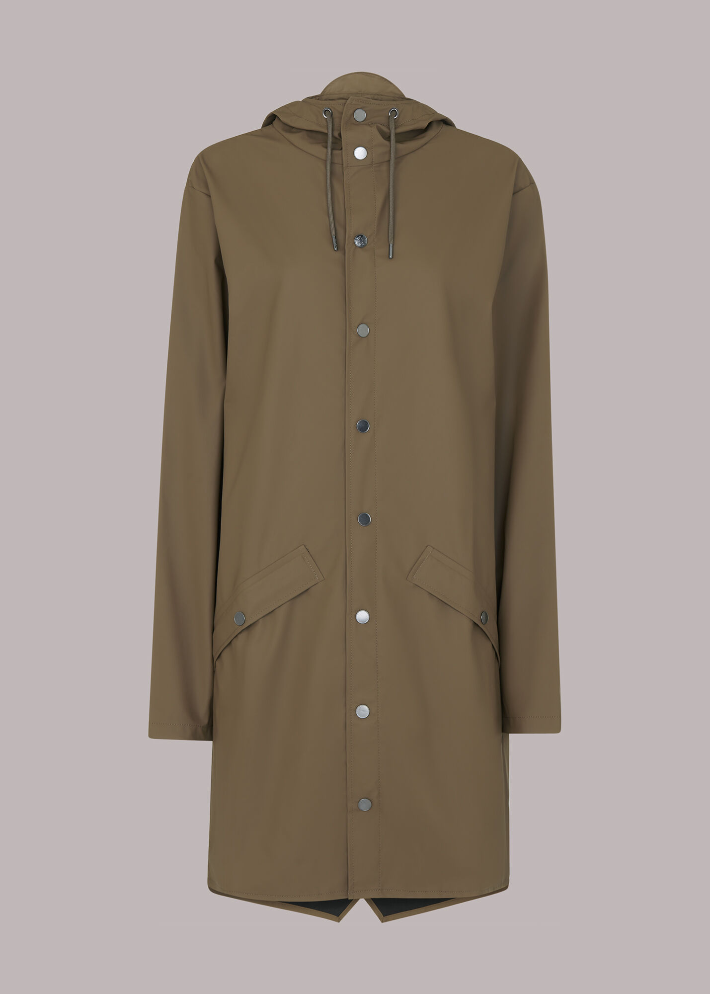Brown Rains Long Jacket WHISTLES