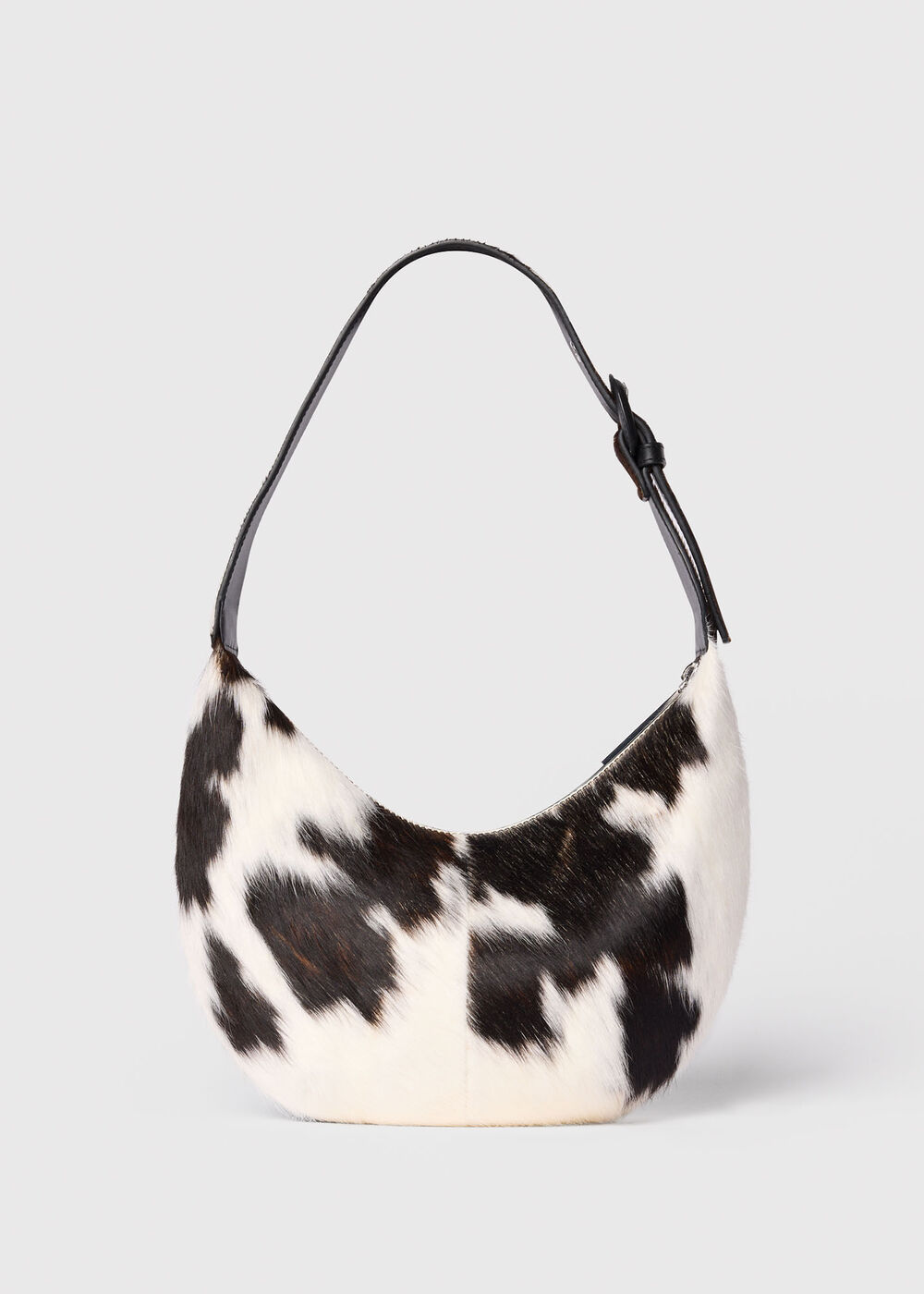 Cow Print Hair-On Sia Bag
