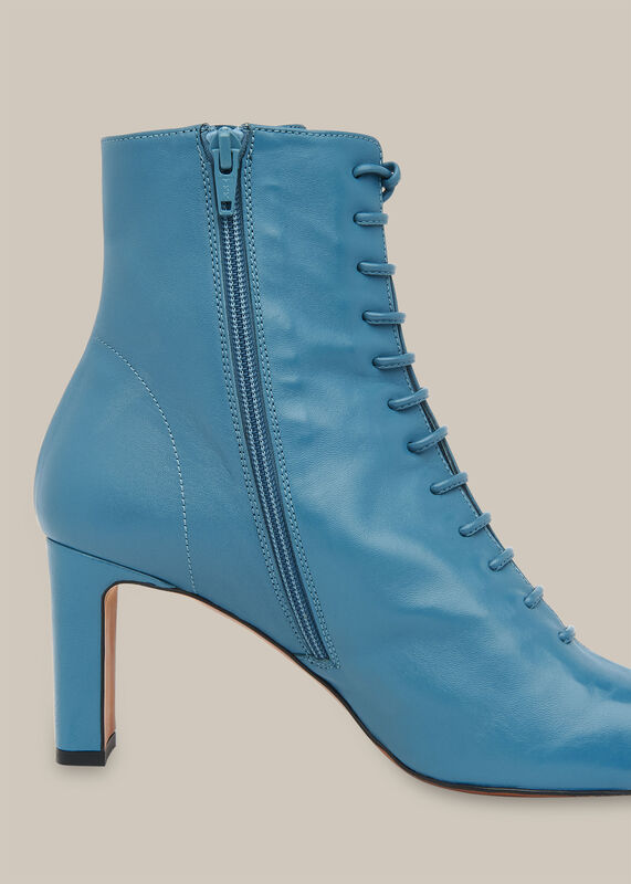 Blue Dahlia Lace Up Boot