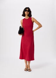 Bias Cut Linen Dress