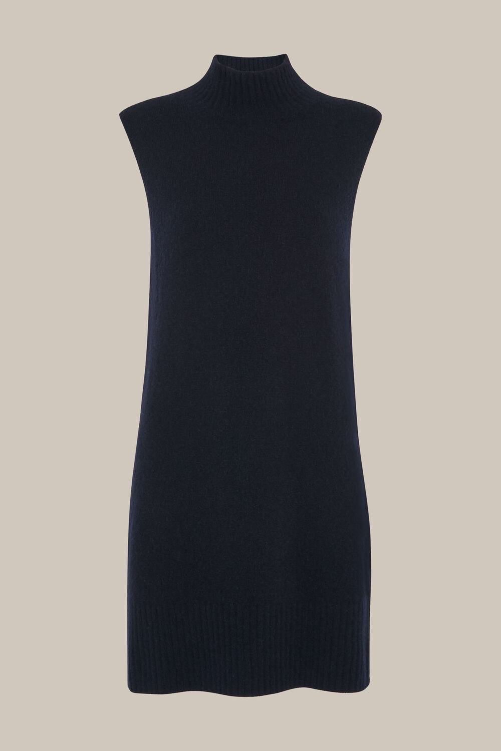 Sleeveless Tunic Knit Dress