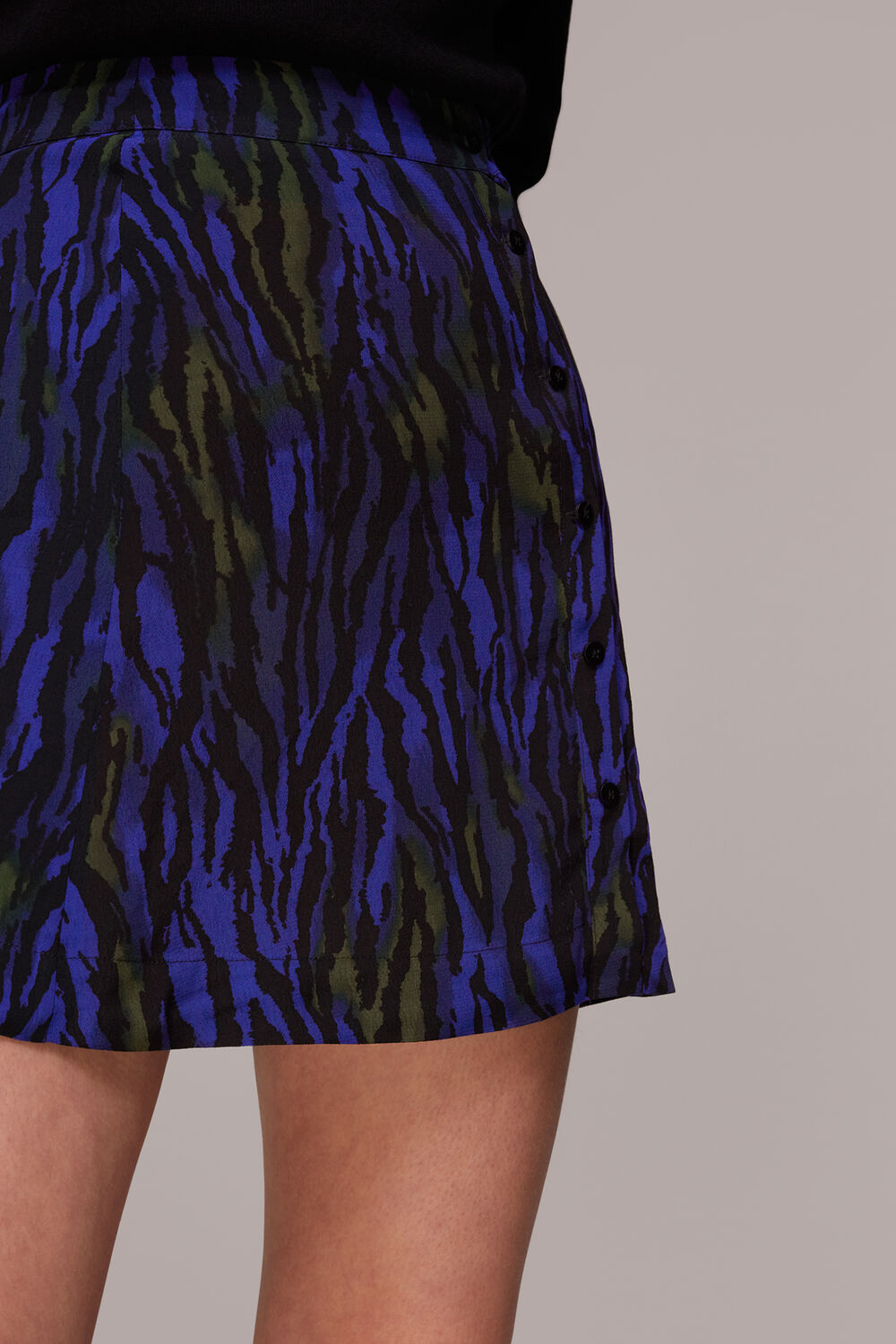 Watercolour Tiger Mini Skirt