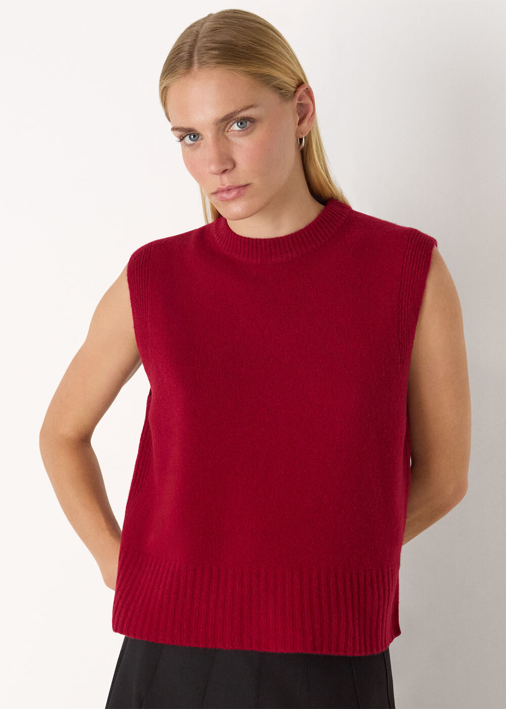 Wool Sleeveless Tank