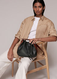 Derin Drawstring Shoulder Bag