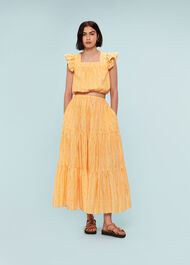Chalk Stripe Print Top