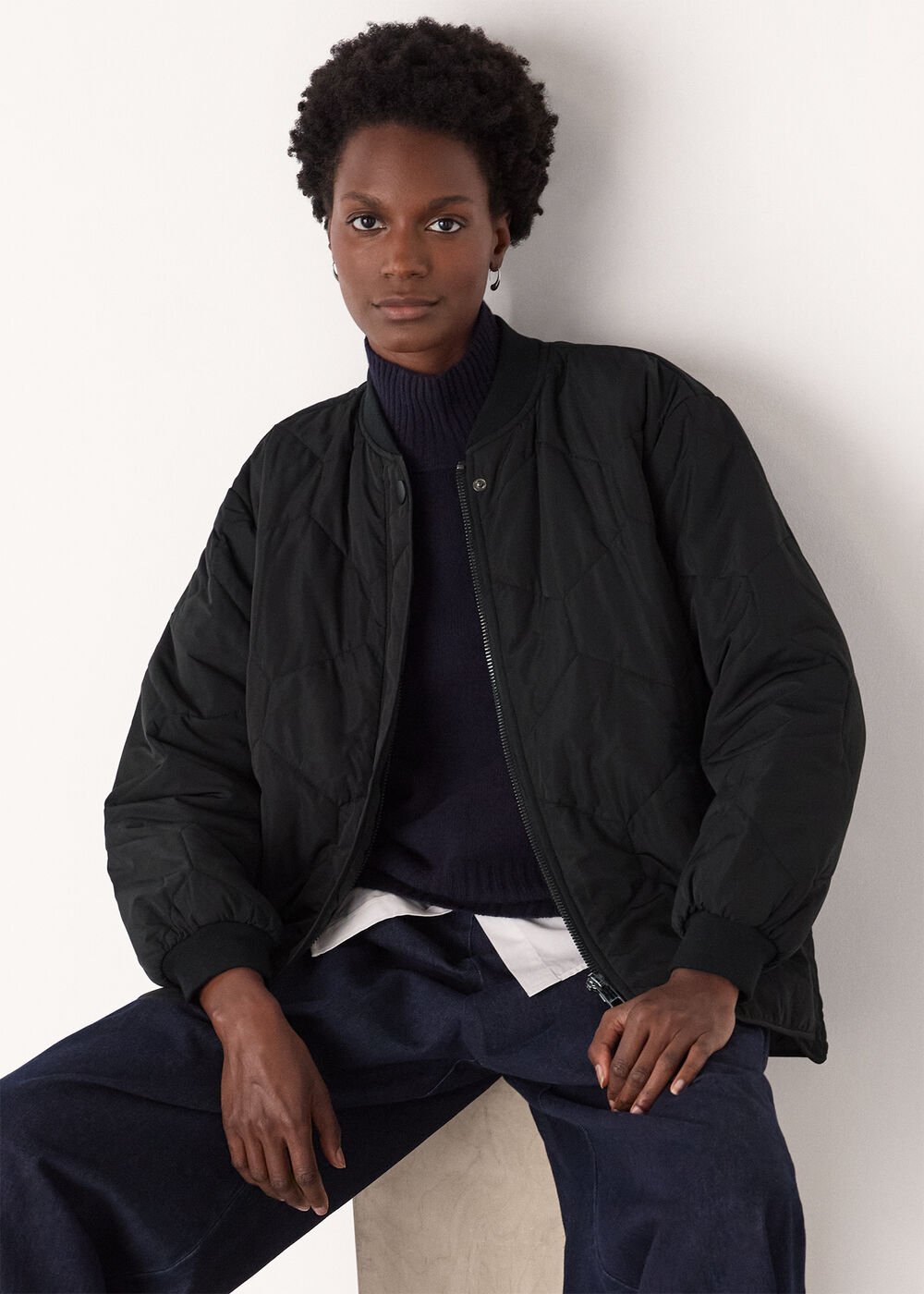 Ida Short Quilted Coat